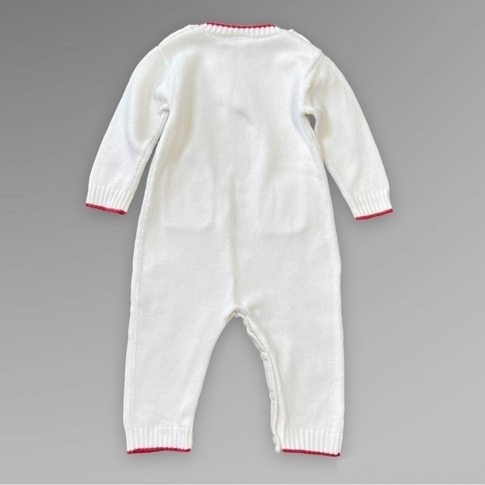 VINTAGE Gymboree Teddy Bear Sweater Romper‎ 6-12 months - Picture 2 of 4